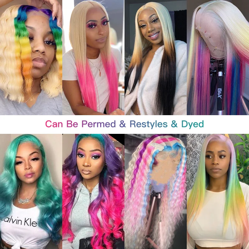 360 Lace Frontal Wig 13x6 13x4 613 Honey Blonde Lace Front Human Hair Wig Brazilian Remy 5x5 Closure Wigs for Women 30 Inch