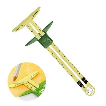 

High Quality 5-IN-1 Sliding Gauge WITH NANCY Measuring Sewing Tool Patchwork Tool Ruler Tailor Ruler Tool Accessories Home Use
