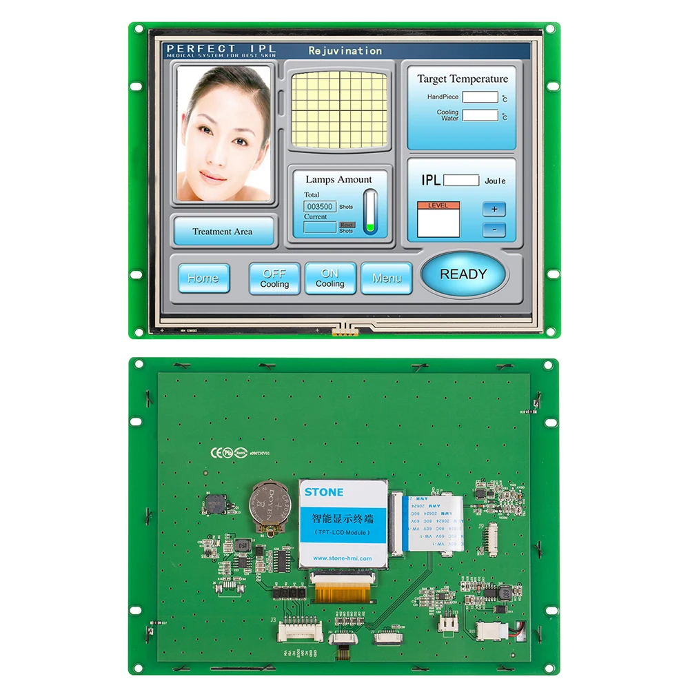 " дюймовый HMI 800*600 TFT lcd UART HD каменный брендовый монитор полноцветный экран RS232/USB