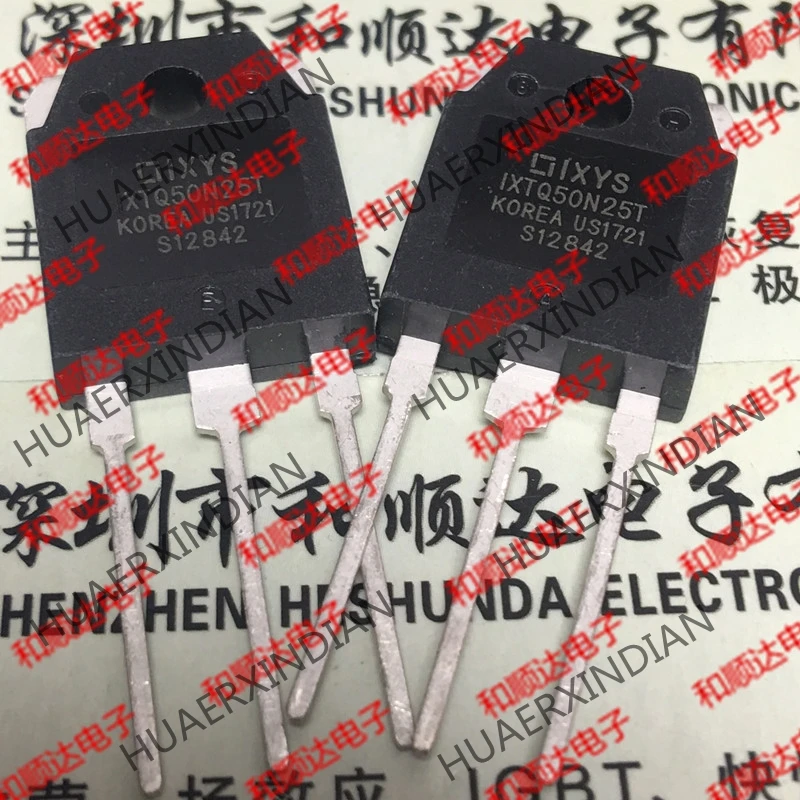 10 шт./лот и IXTQ50N25T TO-3P 250V 50A на