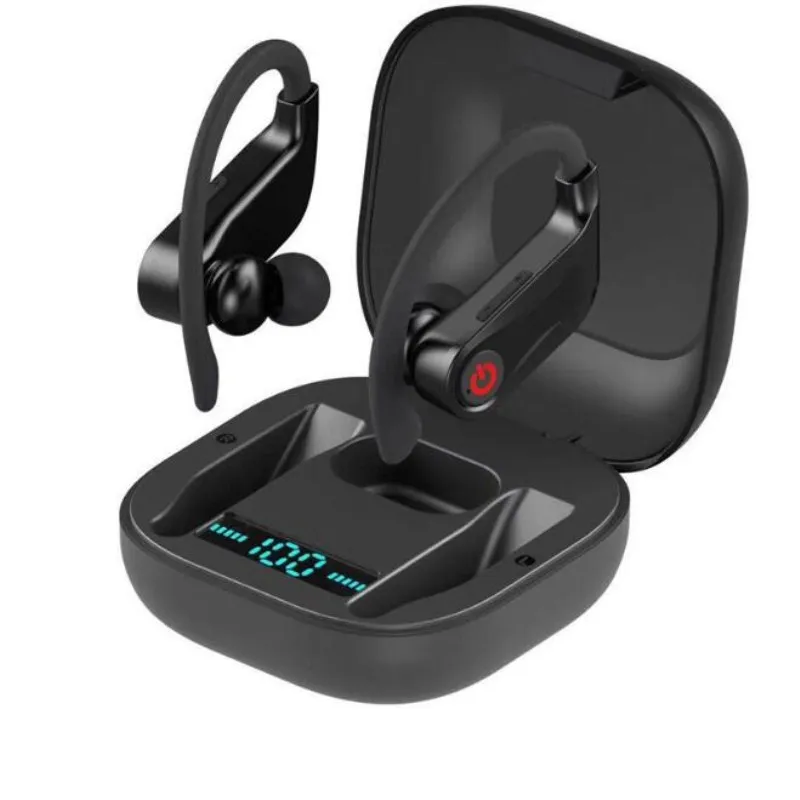 TWS беспроводные наушники Bluetooth 5,0 стереонаушники для занятий спортом Бег 950 мАч Водонепроницаемый ушной крючок гарнитуры микрофон PK Q32 наушники