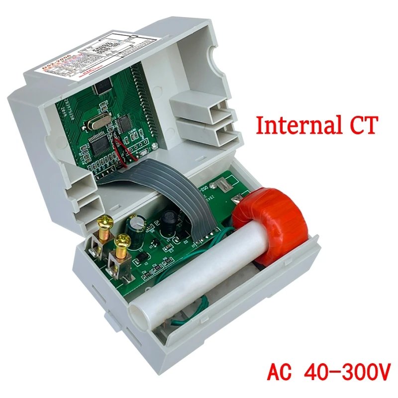 contatore elettrico multifunzione Misuratore di potenza Wattmetro multifunzione AC200~450V 100A amperometro a LED per misuratore di tensione su rotaia digitale Din 