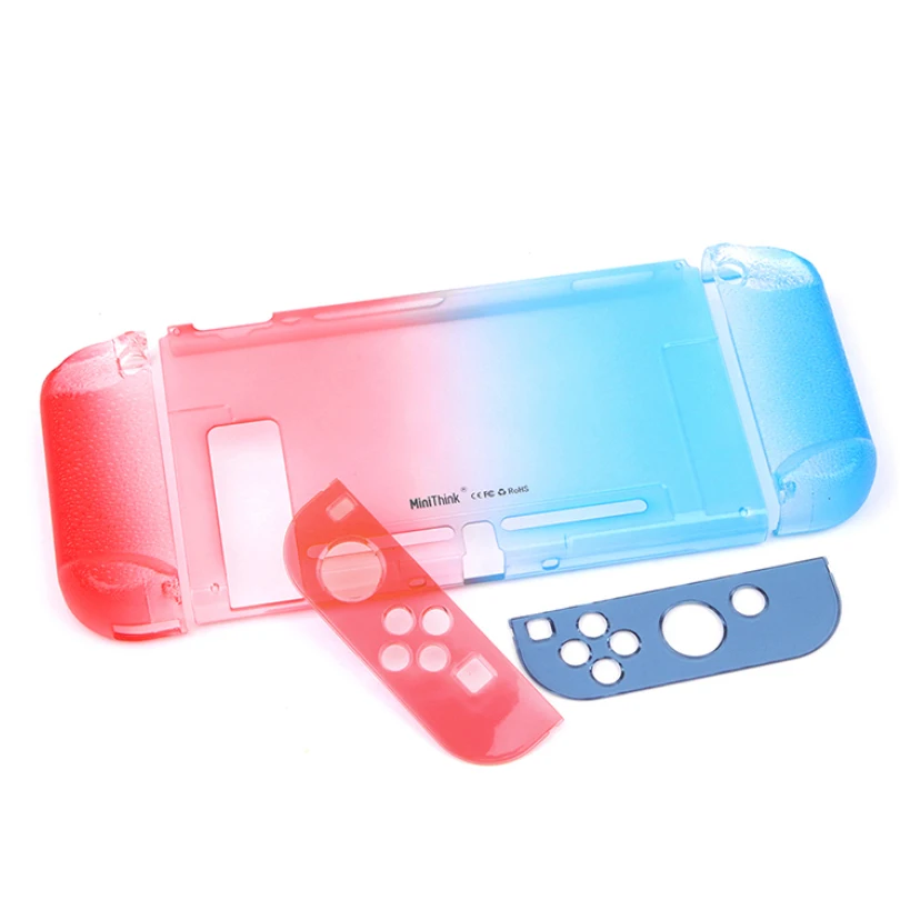 Joy-con Тонкий тонкий защитный прозрачный жесткий чехол Крышка противоскользящая оболочка 3 Тип детали разделены для переключателя nand(прямая стыковка