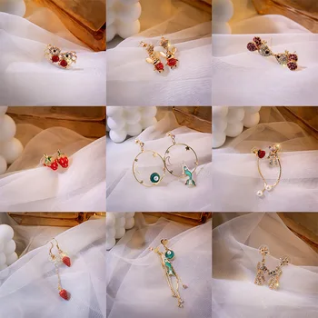 

30 Pairs/lot fashion classical women earrings wholesale small size earring jewelry lot 201104-174