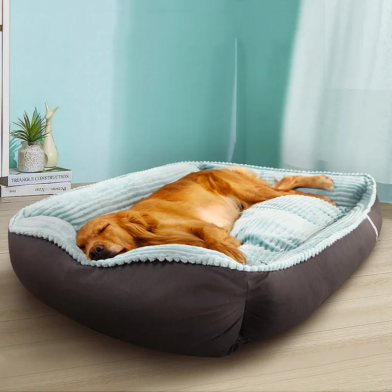 Hoopet letto per cani di taglia grande divano per animali domestici  lavabile caldo tappetino per gatti accogliente divano per cani di grossa  taglia