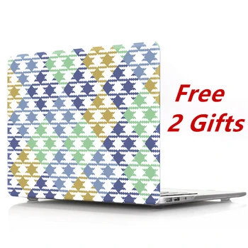 

Geometric Case for Macbook Air 13 inch Matte Clear Transparent Hard Cover for Macbook Air 13 A1466 A1369 A1932 A2179 2018 2020