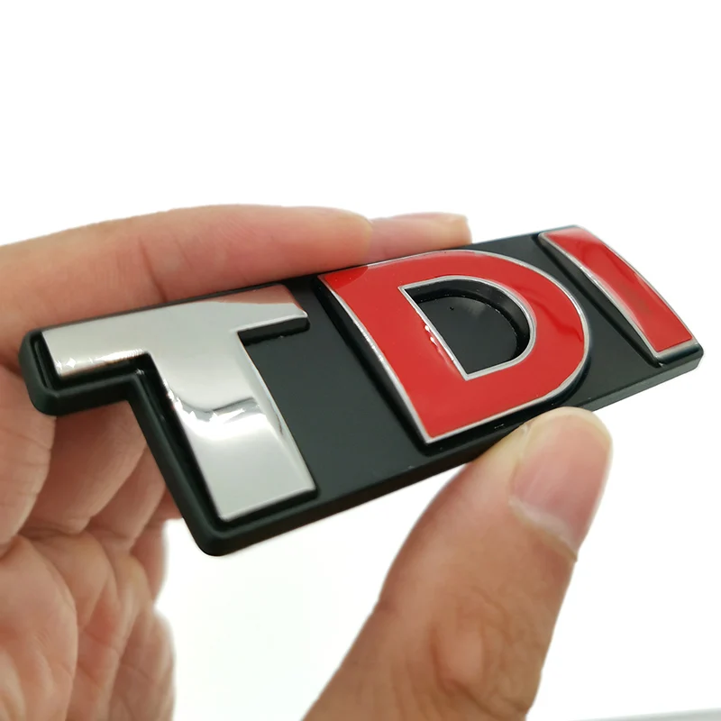 1 шт. металлические TDI автомобильные наклейки на решетку значок авто эмблема значок автомобильный Стайлинг для Volkswagen Golf Passat Lamando SAGITAR MAGOTAN POLO
