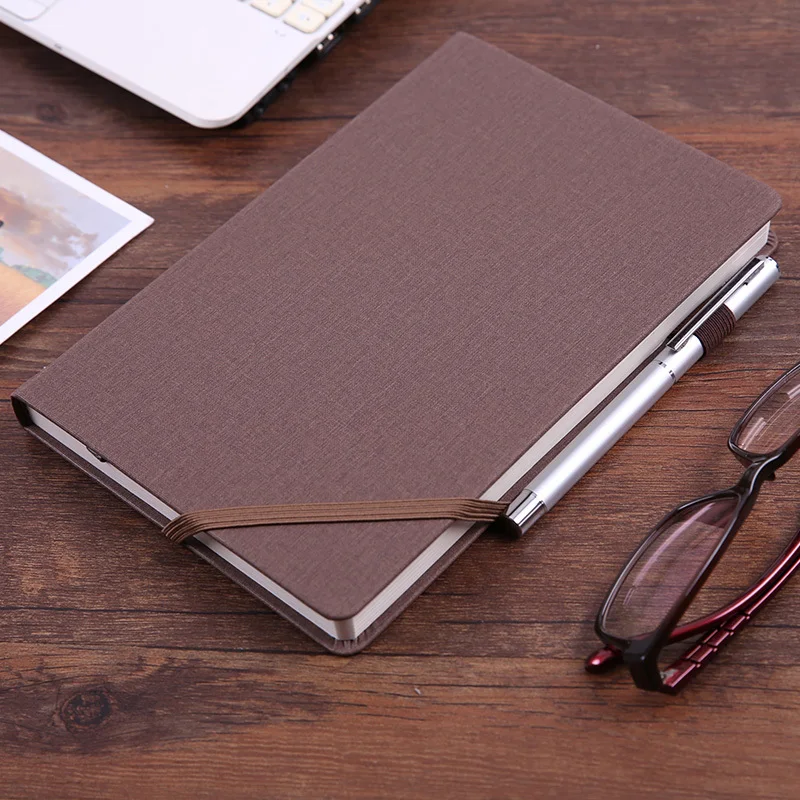 KKBOOK ручной дневник записная книжка может подарочный набор в коробке студенческий учебник для колледжа чтение для последипломного осмотра веревка кожаный планировщик - Цвет: Coffee