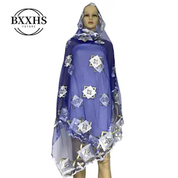 

African Women Scarf good quality heavy big embroidery scarf beautiful high quality scarf