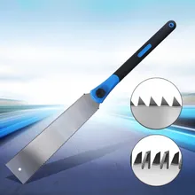 

666/650mm SK5 Double Edge Saw Japanese Straight Saw TPR Handle Non Slip Garden Wood Cutting Parkside Woodworking Hand Tools