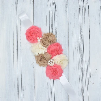 

Hot Newborn Flower Hairband Elastic Ribbon Hair Bands For Baby Girls Turban Headwear Tiara Headwrap Baby Hair Accessories Gift
