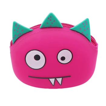 

Cute Short Wallet Women Vintage Silicone Shell Coin Purse Lady Card Holder Clutch Kids Cartoon Small Change Purses