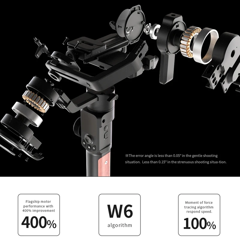 FeiyuTech AK2000S ручной карданный стабилизатор грузоподъемности 2,2 кг для NIKON Canon sony видео беззеркальная камера DSLR VS AK2000