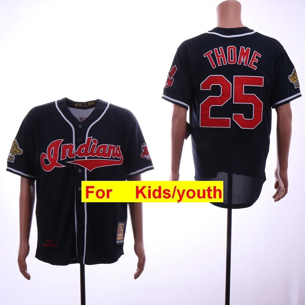 Молодежный Кливленд Франсиско Линдор Jim Thome Corey Kluber Jason Kipnis FLEX& Cool базовый плеер Джерси - Цвет: Бежевый