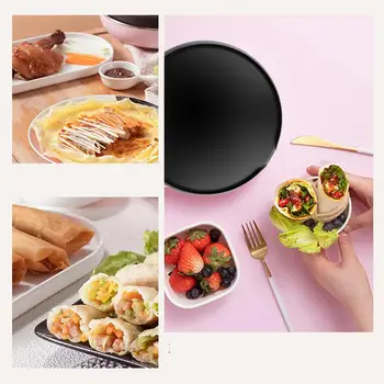 

220V Household Electric Crepe Maker Machine Pancake Pan Non-Stick Griddle Baking Pancake Machine Kitchen Cooking Pan Pie Frying
