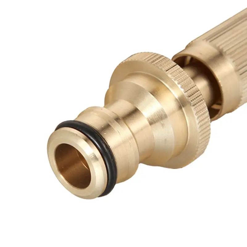 

Garden Irrigation Spray Adjustable Brass Hose Sprinkler Nozzle Car Wash Watering