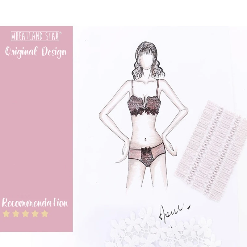 

Front Closure Bra Set Sexy Lace Wirefree Lingerie For Women Sexy Lingerie Comfort Push Up Bra Wheatland Star Original Design