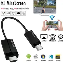 Беспроводной HDMI wifi Дисплей приемник HD tv Dongle 2,4G 1080P зеркальный экран Miracast Android tv stick Airplay медиа стримеры DLNA