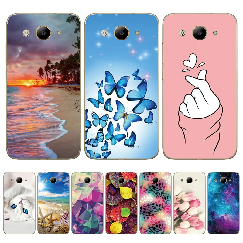 Soft TPU Protector Cover For Huawei Y3 2017 Case Silicone Back Phone for 2018 Y 3 CRO-U00 CRO-L22 Capa |