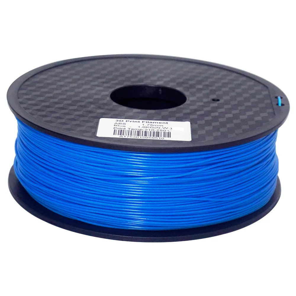 Blue Нить PLA 1,75 мм Диаметр 3D печать нити для 3d принтера 1 кг 1 Катушка без бороды без пузырьков гладкая и нежная - Цвет: Blue
