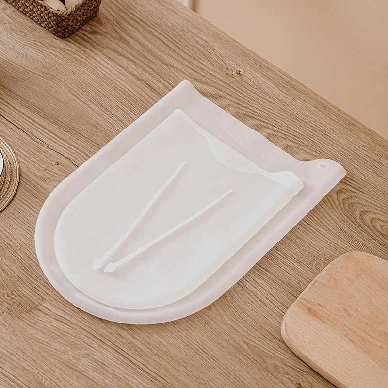 Silicone Kneading Magical Bag Dough Nonstick Flour Mixer Bag Reusable Cooking Pastry Tools For Bread Pastry Pizza Kitchen Tools Dough Kneading Bag