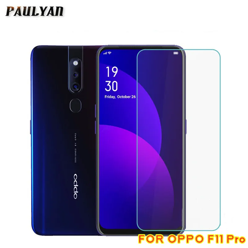 Защитное стекло для oppo F11 Pro Realme C2 защита для экрана закаленное стекло Realme C1 9H oppo o защитная пленка