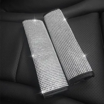 

Diamond Car decoration Bling Auto Seat Cover & Handbrake Cover Durable