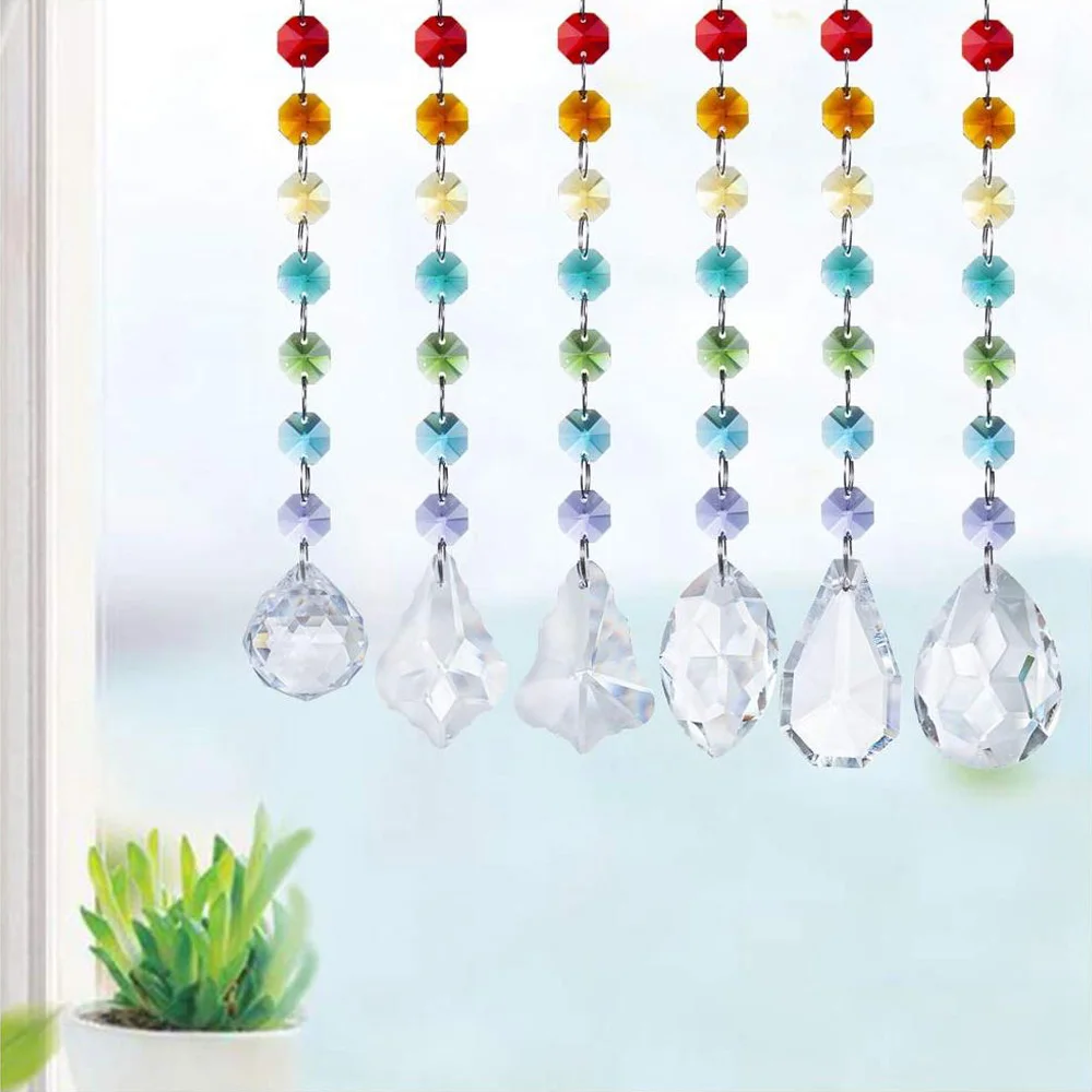 Висячие Подвески в виде хрустальных шариков для свадебных занавесок