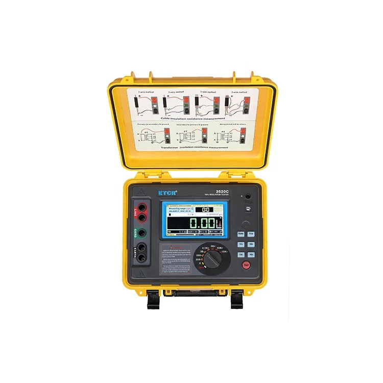 ETCR3520C высокая производительность HV тестер изоляции меггер 15кВ | Инструменты