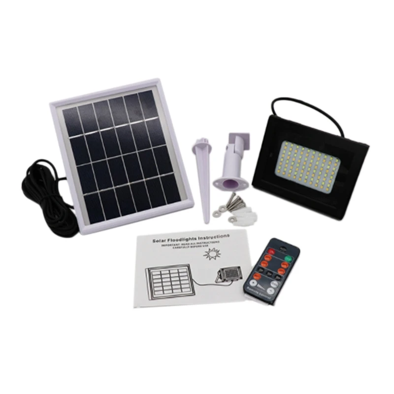 

Solar Security Light 80Leds Outdoor Solar Motion Sensor Light Waterproof Solar Wall Light Indoor Flood Lighting Solar Powered fo