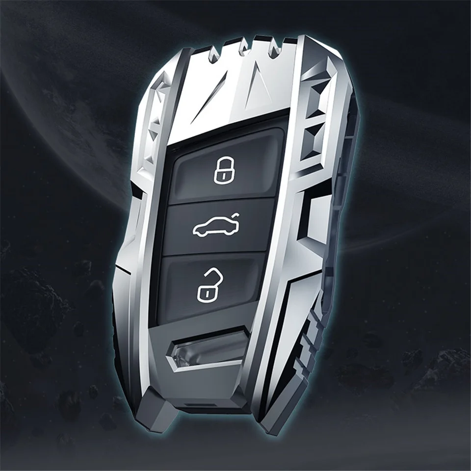 Portachiavi auto per Volkswagen VW Tiguan MK2 Magotan Passat B8 CC per Skoda Superb A7 2017 2018 2019 2020 copertura guscio chiave - H31cce45ffb434727a4c5326b2c2305cfQ