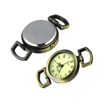 Shsby самодельные персональные старинные бронзовые часы с римскими цифрами, круглые часы с настольным сердечником, ремешок для часов, аксессуары для часов, оптовая продажа Shsby самодельные персональные старинные бронзовые часы с римскими цифрами, круглые часы с настольным сердечником, ремешок для часов, аксессуары для часов, оптовая продажа