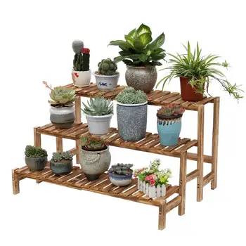 

Flores Terraza Saksi Standi For Para Plantas Balkon Estanteria Escalera Plant Rack Dekoration Balcony Shelf Outdoor Flower Stand