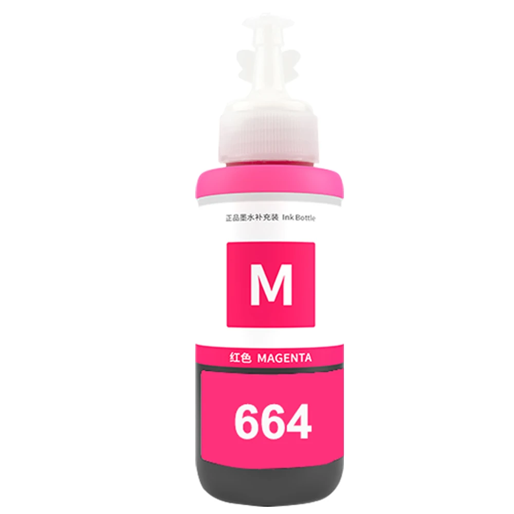 HS Compatible for Epson Refill Ink Set (T6641 T6642 T6643 T6644