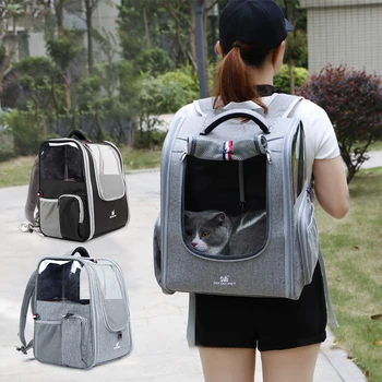 

Pet Dog Cat backpack Travel cat carrier Double Shoulder Bag Cat Backpack for Bag Small Pet Handbag Cat Carrying