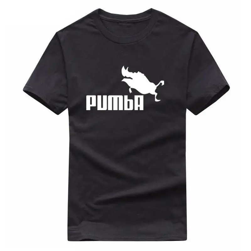 

2019 New funny tee cute t shirts homme Pumba men women 100% cotton cool tshirt lovely cute summer jersey costume t-shirt