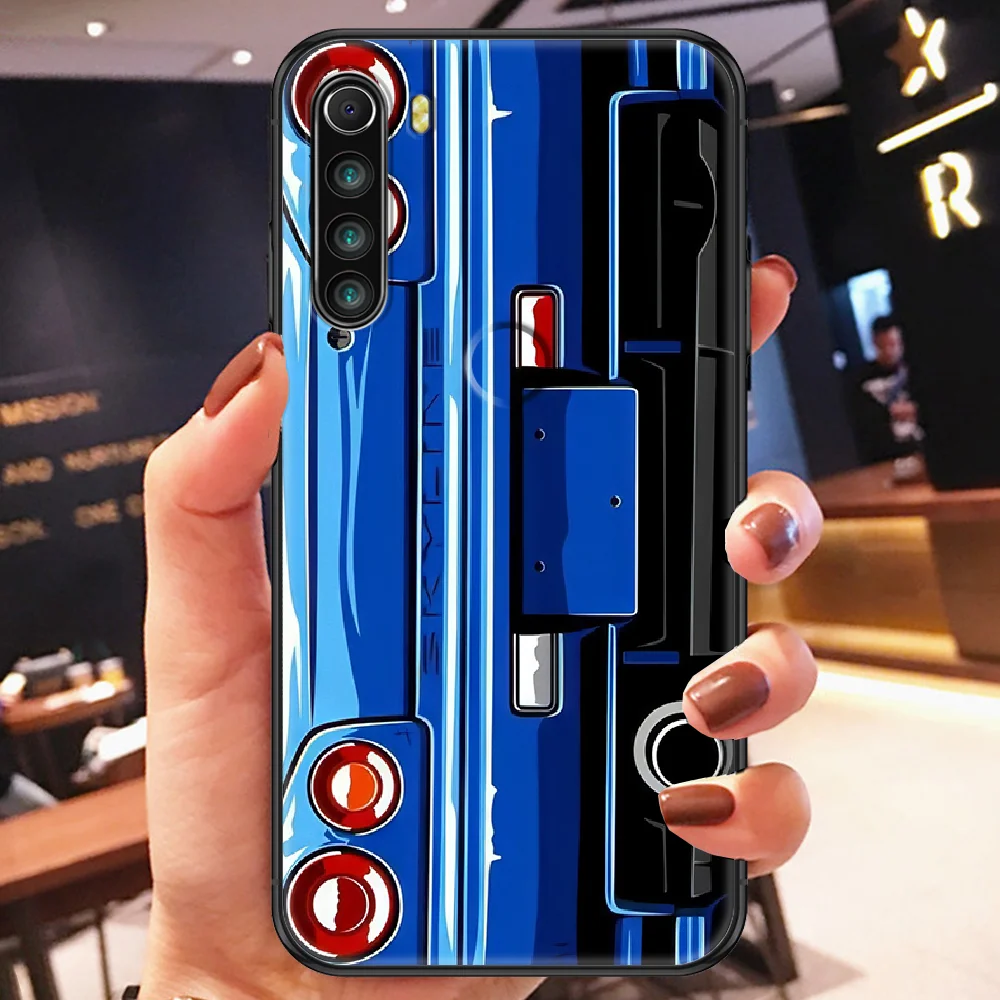 best phone cases for xiaomi JDM Japanese domestic market Car Phone case For Xiaomi Redmi Note 7 7A 8 8T 9 9A 9S K30 Pro Ultra black fashion funda painting cases for xiaomi blue Cases For Xiaomi