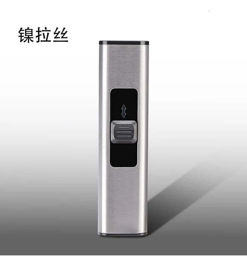 Оригинальность Windbreak Usb зарядка Зажигалка точечный детектор дыма зажигалка