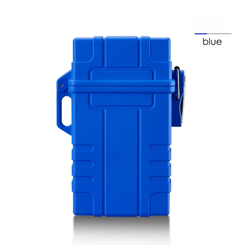 Waterproof USB Lighter New Cigarette Case Lighter Cigar Box Holder Windproof Gas Lighter Refillable Fire Butane Jet Hole