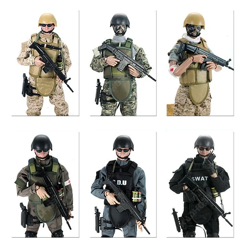 1/6 Special Forces Soldiers BJD Military Army Man Action Toy Figure Set 5