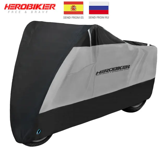 US $12.06 HEROBIKER Motorcycle Cover Bike All Season Waterproof Dustproof UV Protective Indoor Outdoor Moto S