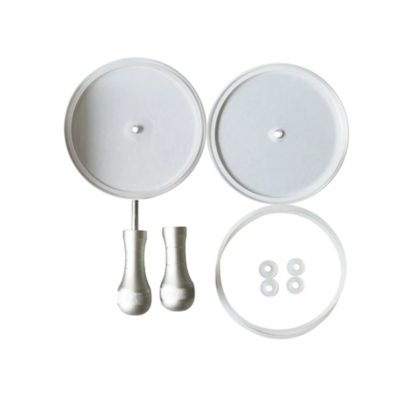 

For Vinyl player Cleaning Clamp Specially Designed Aluminum Handle for Vinyl Records with a Label Aluminum handle
