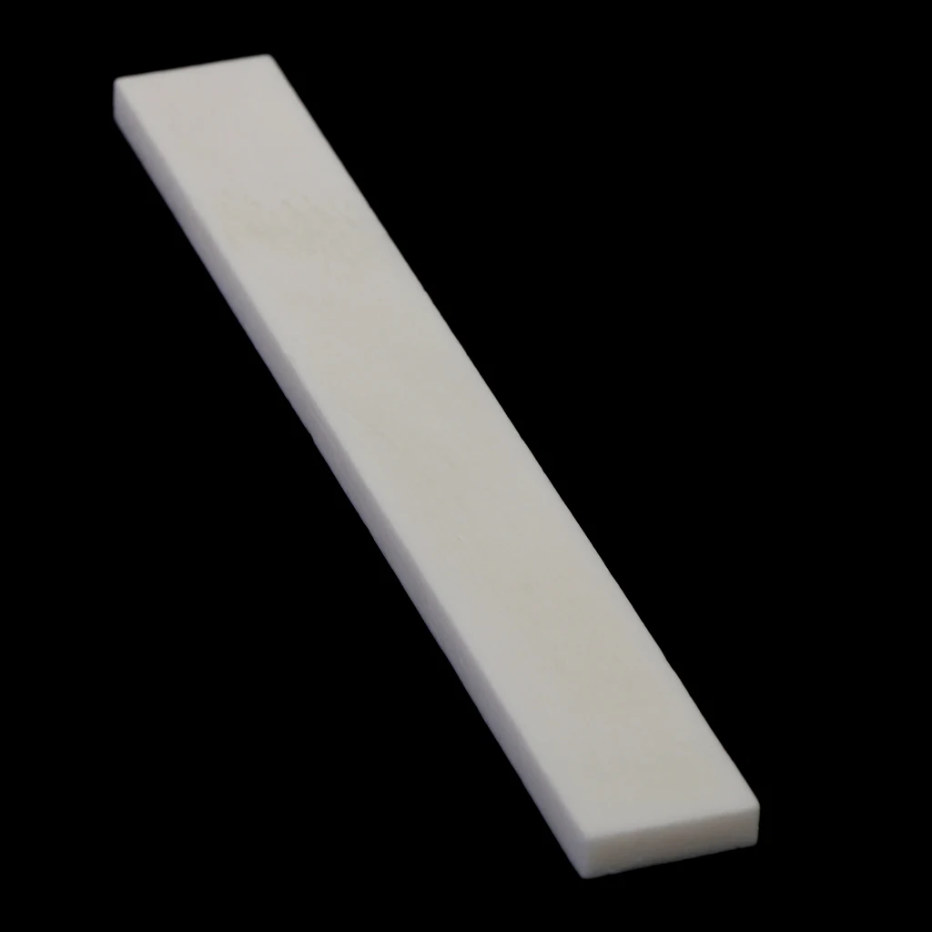 3x Cattle Bone Saddle Blanks 80mm For Handmade Guitar Supply Accessory 3x Cattle Bone Saddle Blanks 80mm For Handmade Guitar Supply Accessory