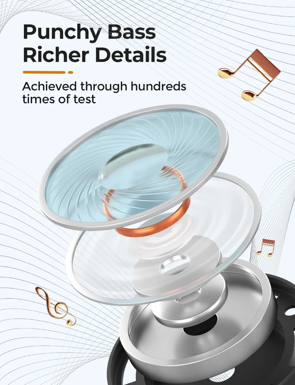 Mpow H12 IPO Active Noise Cancelling Headphones Bluetooth 5.0 Wireless Headphone with Mic Foldable Deep Bass Headset for Phone (2)