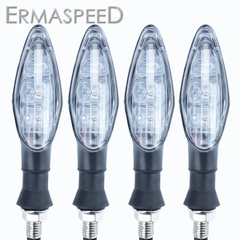 

4 pieces Motorcycle LED Turn Signal Indicator Amber flasher Light for Ducati monster 796 800 1199 panigale Motocross Accessories