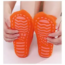 Нескользящие носки-тапочки средней длины носки для детей и взрослых для раннего образования мужские профессиональные теплые хлопковые носки с батутом