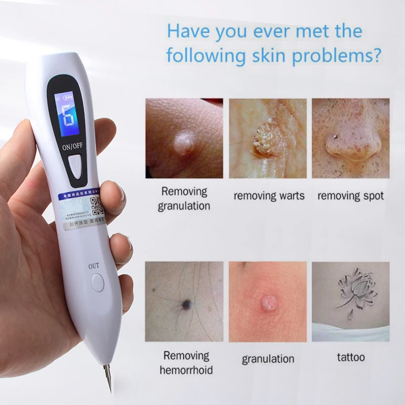 ЖК дисплей уход за кожей лица плазменной ручка кожу средство удаления бирок для