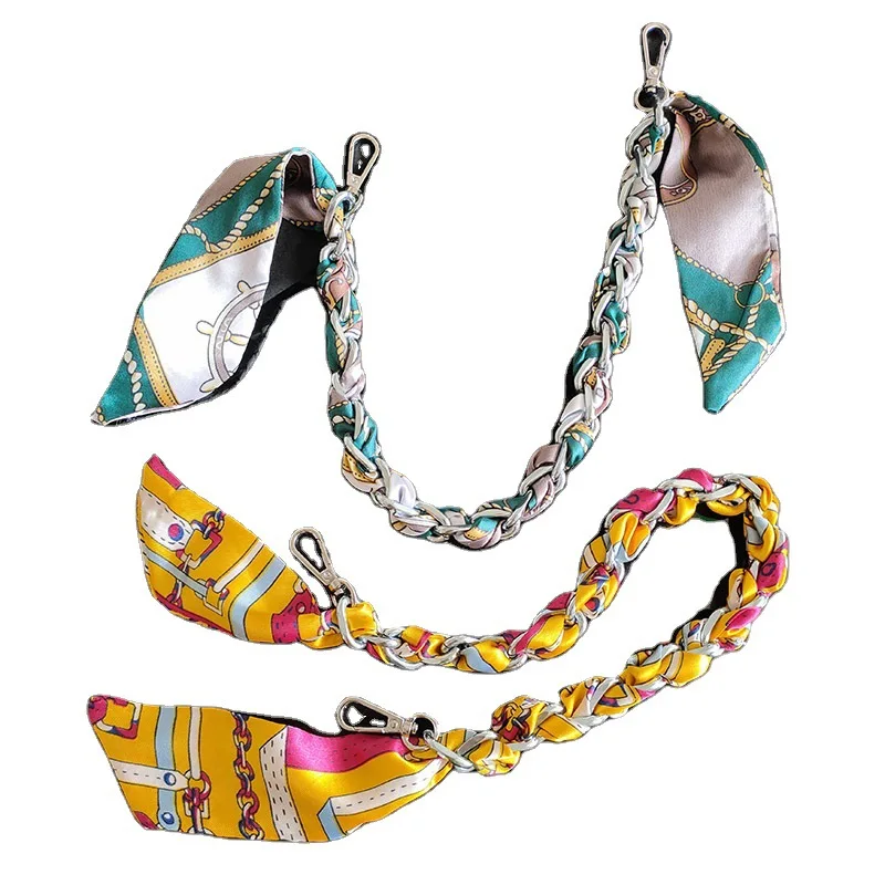 Chain Pendant-Accessories Shoulder-Strap Hand-Wrist Hanging-Rope Woven-Bag Metal Fashion