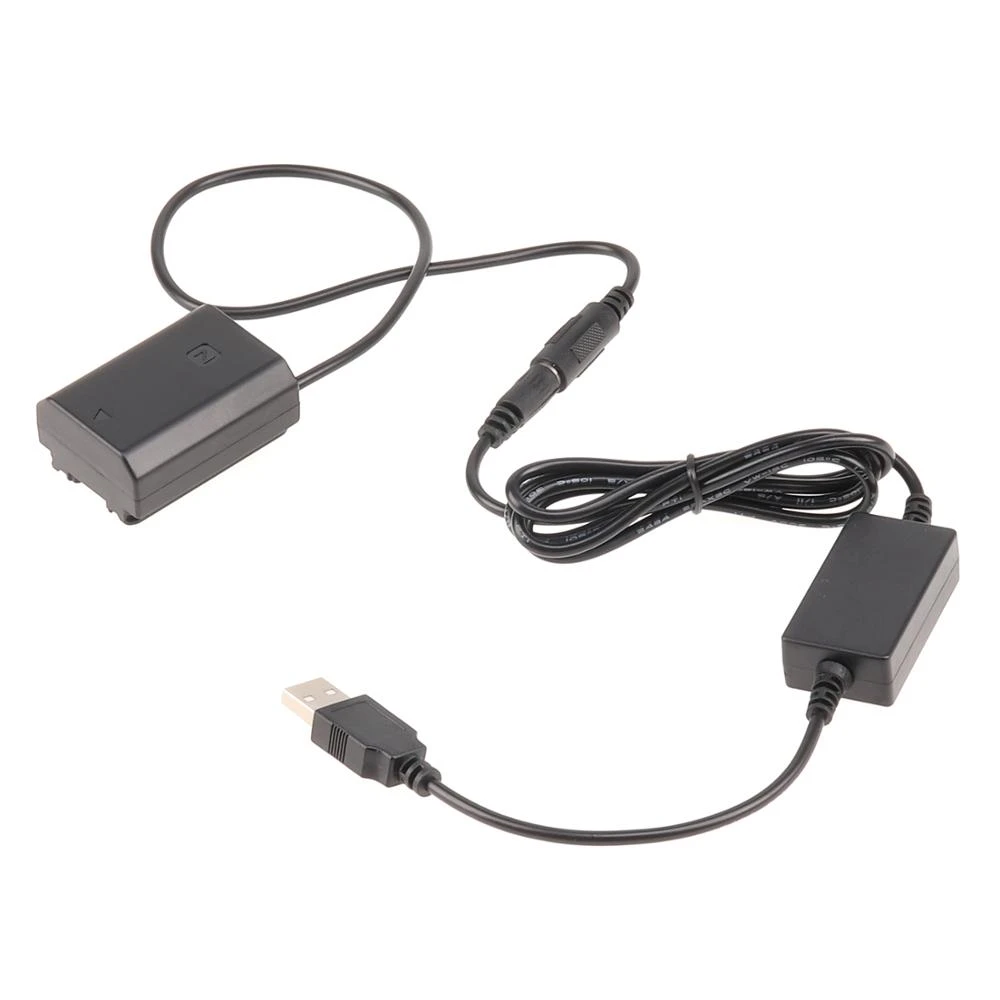 NP FZ100 Dummy Battery DC Coupler 5V 2A USB Cable For Sony A9 A7R3 A7M3  A7III A7R4 A7M4 A6600|Photo Studio Accessories| - AliExpress