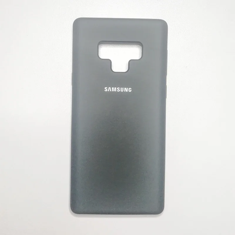 Black Samsung Note 9 высокого качества силиконовый чехол soft touch задняя защита - Цвет: Black